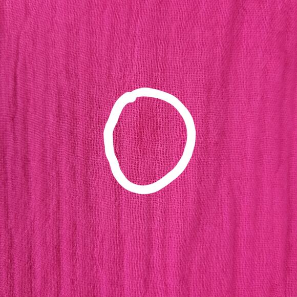 Scoop Womens Dress Sz 3XL Bright Pink 3/4 Sleeve Lace Detail Tiered Mini Belted‎ - Picture 2 of 14